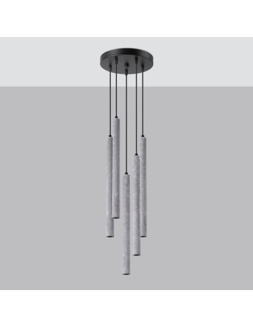 Sollux Lampa wisząca PASTELO 5P beton SL.1275 - product 2