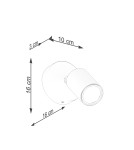 Kinkiety - Sollux Kinkiet VERDO czarny SL.1290 - product 5