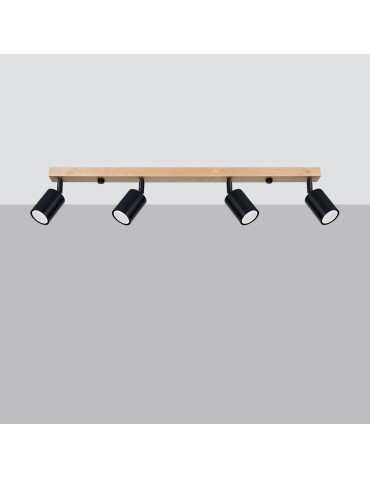Sollux Plafon VERDO 4 czarny SL.1294 - product 2