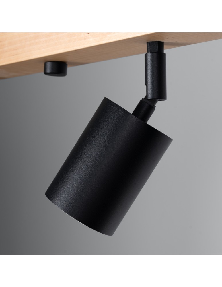 Sollux Plafon VERDO 4 czarny SL.1294