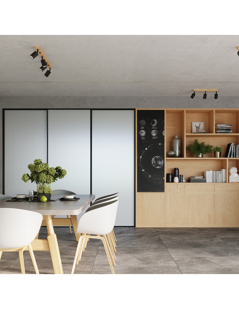 Sollux Plafon VERDO 4 czarny SL.1294