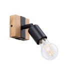 Lampy sufitowe - Sollux Kinkiet ZUCA czarny SL.1295 - product 1