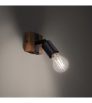Lampy sufitowe - Sollux Kinkiet ZUCA czarny SL.1295 - product 3