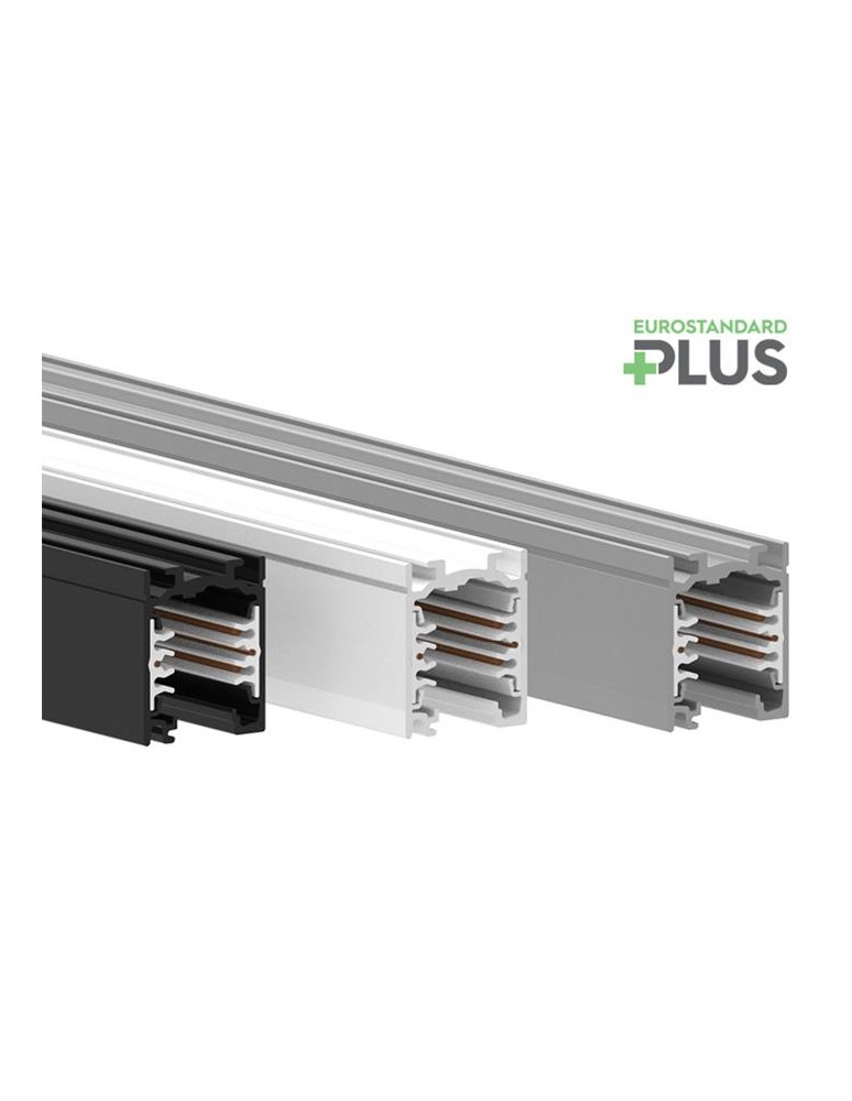 Szyny 3 fazowe - Stucchi Szynoprzewód EUROSTANDARD PLUS 6 3-fazowy 2m Biały 9000-2/W-ST - produkt kolory-swiatla.pl 1
