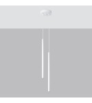 Sollux Lampa wisząca PASTELO 2 biała SL.1303 Sollux Lampa wisząca PASTELO 2 biała SL.1303