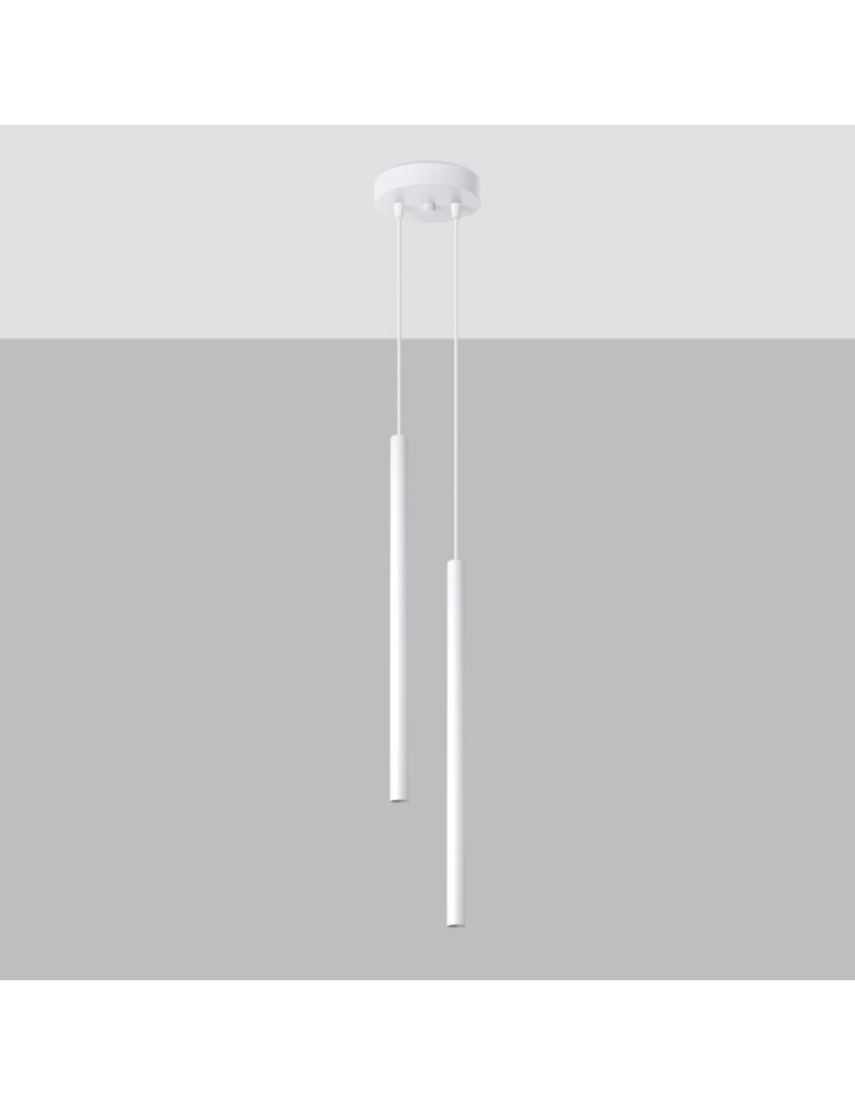 Sollux Lampa wisząca PASTELO 2 biała SL.1303 Sollux Lampa wisząca PASTELO 2 biała SL.1303