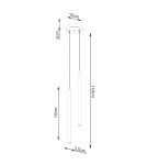 Sollux Lampa wisząca PASTELO 2 biała SL.1303 Sollux Lampa wisząca PASTELO 2 biała SL.1303