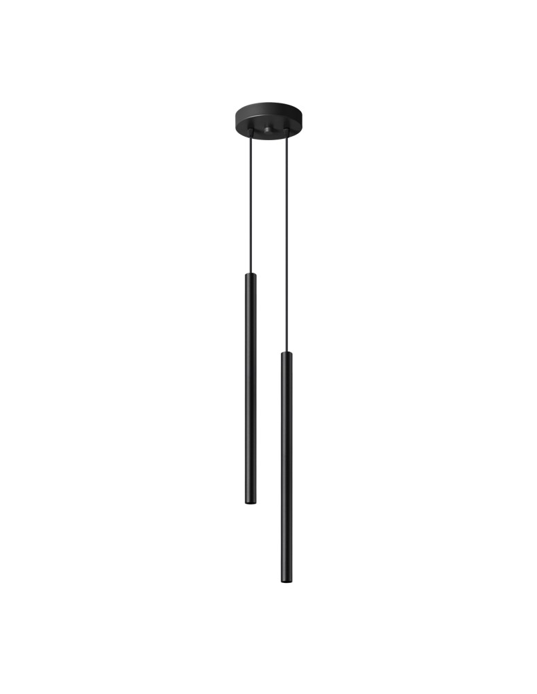 Sollux Lampa wisząca PASTELO 2 czarna SL.1304 Sollux Lampa wisząca PASTELO 2 czarna SL.1304