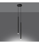 Sollux Lampa wisząca PASTELO 2 czarna SL.1304 Sollux Lampa wisząca PASTELO 2 czarna SL.1304
