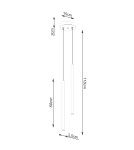Sollux Lampa wisząca PASTELO 2 czarna SL.1304 Sollux Lampa wisząca PASTELO 2 czarna SL.1304