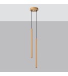 Sollux Lampa wisząca PASTELO 2 złota SL.1305 Sollux Lampa wisząca PASTELO 2 złota SL.1305
