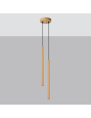 Sollux Lampa wisząca PASTELO 2 złota SL.1305 - produkt 2