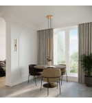 Sollux Lampa wisząca PASTELO 2 złota SL.1305 Sollux Lampa wisząca PASTELO 2 złota SL.1305