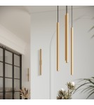 Sollux Lampa wisząca PASTELO 2 złota SL.1305 Sollux Lampa wisząca PASTELO 2 złota SL.1305