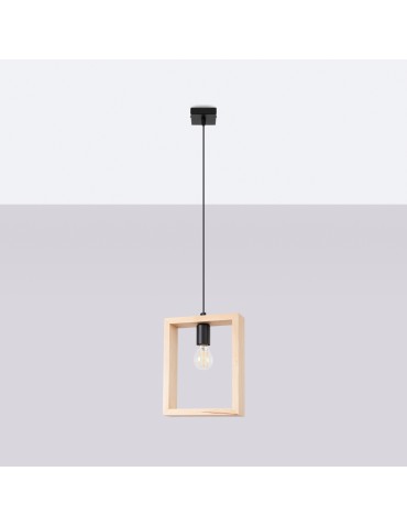 Sollux Lampa wisząca ARIES naturalne drewno SL.1310 - produkt 2