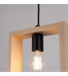 Sollux Lampa wisząca ARIES naturalne drewno SL.1310 Sollux Lampa wisząca ARIES naturalne drewno SL.1310