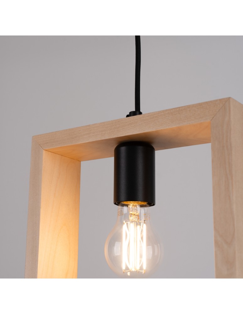 Sollux Lampa wisząca ARIES naturalne drewno SL.1310 Sollux Lampa wisząca ARIES naturalne drewno SL.1310