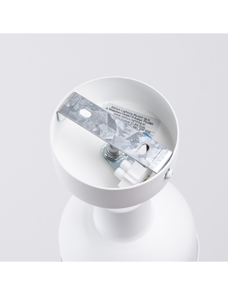 Kinkiety - Sollux Kinkiet ELBA biały SL.1313 - product kolory-swiatla.pl 4