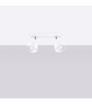 Lampy sufitowe regulowane - spoty - Sollux Plafon ELBA 2 biały SL.1314 - product 2