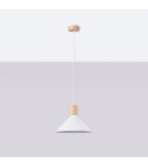 Sollux Lampa wisząca JAGA biała SL.1319 Sollux Lampa wisząca JAGA biała SL.1319