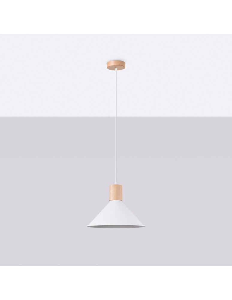 Sollux Lampa wisząca JAGA biała SL.1319 Sollux Lampa wisząca JAGA biała SL.1319