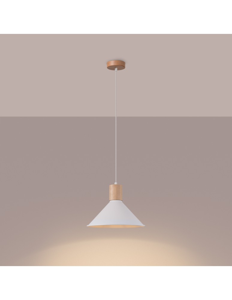 Sollux Lampa wisząca JAGA biała SL.1319 Sollux Lampa wisząca JAGA biała SL.1319