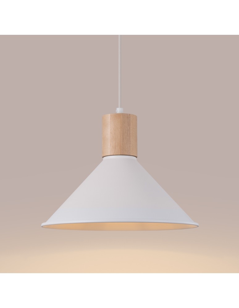 Sollux Lampa wisząca JAGA biała SL.1319 Sollux Lampa wisząca JAGA biała SL.1319