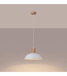 Sollux Lampa wisząca FANO biała SL.1321 Sollux Lampa wisząca FANO biała SL.1321