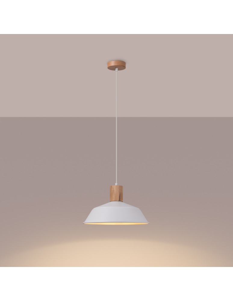 Sollux Lampa wisząca FANO biała SL.1321 Sollux Lampa wisząca FANO biała SL.1321