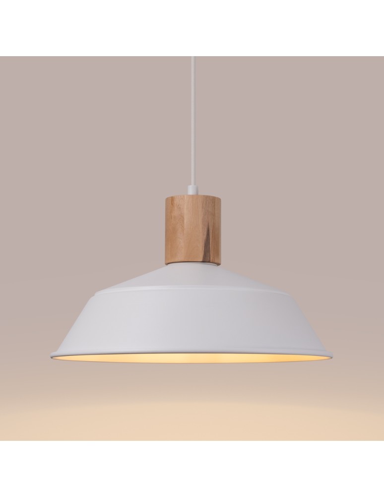 Sollux Lampa wisząca FANO biała SL.1321 Sollux Lampa wisząca FANO biała SL.1321