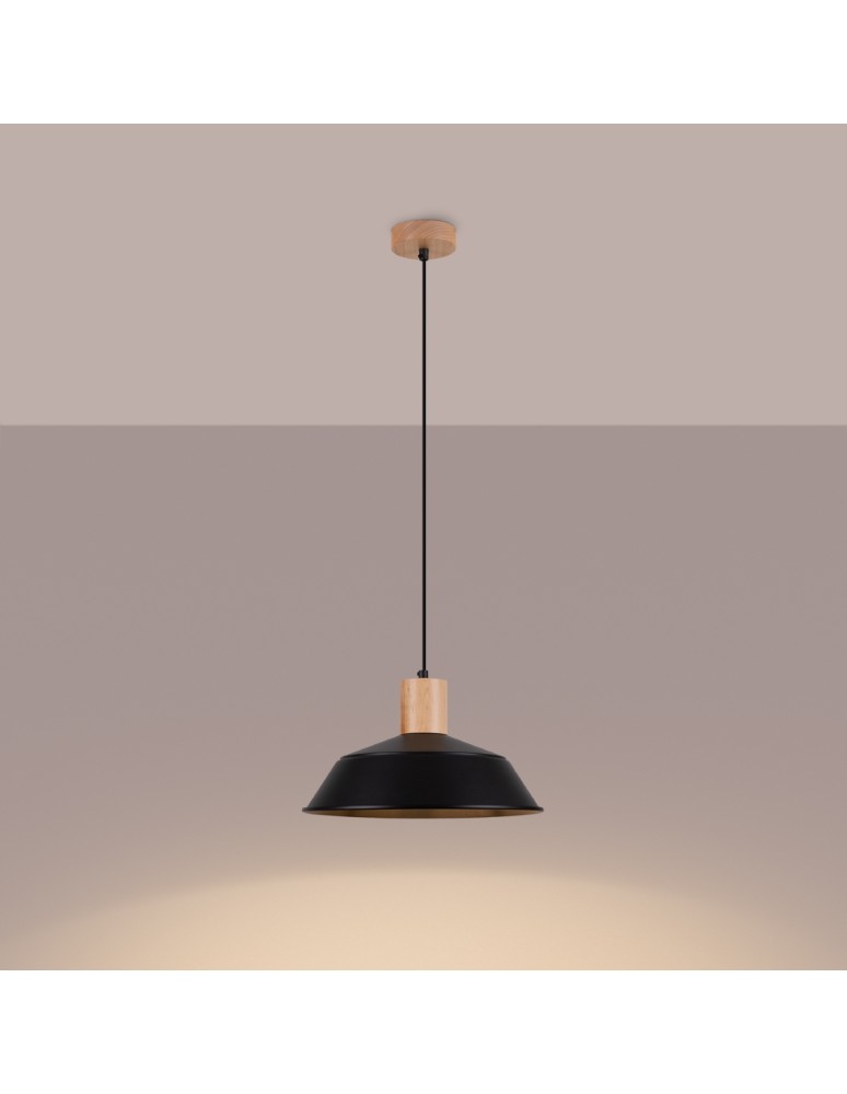 Sollux Lampa wisząca FANO czarna SL.1322
