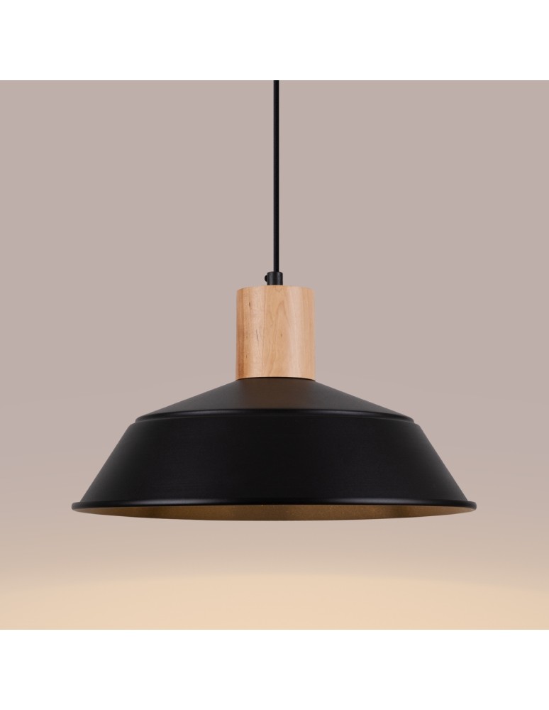 Sollux Lampa wisząca FANO czarna SL.1322