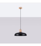 Sollux Lampa wisząca INDY czarna SL.1324 Sollux Lampa wisząca INDY czarna SL.1324