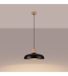 Sollux Lampa wisząca INDY czarna SL.1324 Sollux Lampa wisząca INDY czarna SL.1324