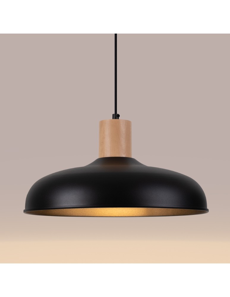 Sollux Lampa wisząca INDY czarna SL.1324 Sollux Lampa wisząca INDY czarna SL.1324