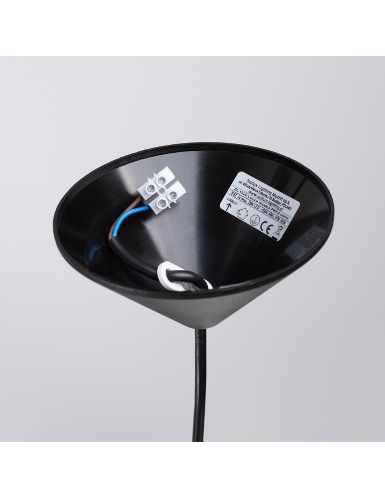 Sollux Lampa wisząca FRIKA czarna SL.1328 Sollux Lampa wisząca FRIKA czarna SL.1328