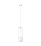 Lampy wiszące - Sollux Lampa wisząca BRINA 1 biała SL.1331 - product 1
