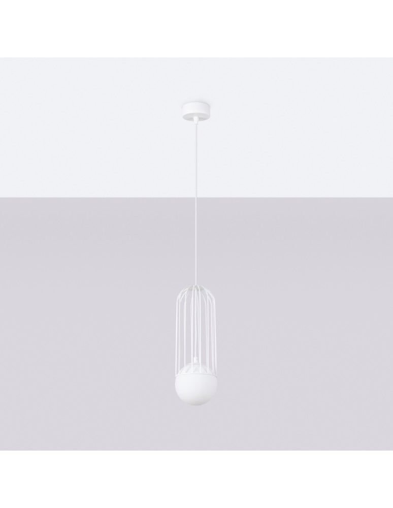 Sollux Lampa wisząca BRINA 1 biała SL.1331