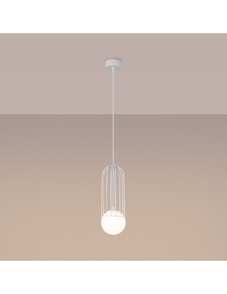 Sollux Lampa wisząca BRINA 1 biała SL.1331