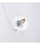 Lampy wiszące - Sollux Lampa wisząca BRINA 1 biała SL.1331 - product 5
