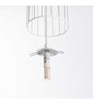 Lampy wiszące - Sollux Lampa wisząca BRINA 1 biała SL.1331 - product 6