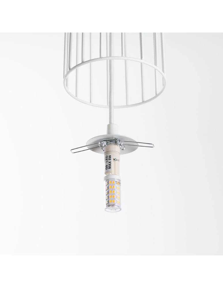 Sollux Lampa wisząca BRINA 1 biała SL.1331