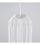 Lampy wiszące - Sollux Lampa wisząca BRINA 1 biała SL.1331 - product 9