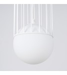 Lampy wiszące - Sollux Lampa wisząca BRINA 1 biała SL.1331 - product 11