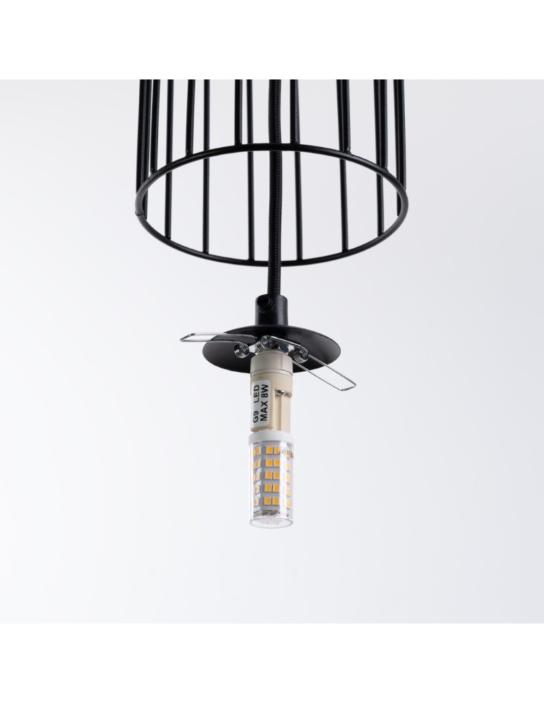 Sollux Lampa wisząca BRINA 1 czarna SL.1332 Sollux Lampa wisząca BRINA 1 czarna SL.1332