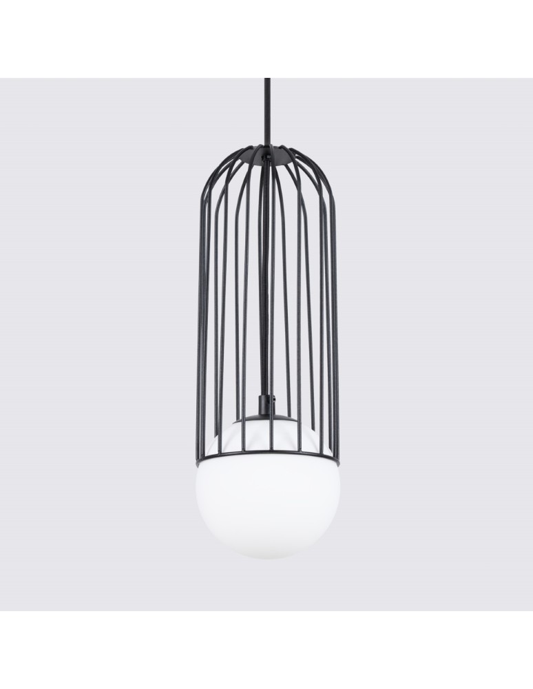 Sollux Lampa wisząca BRINA 1 czarna SL.1332 Sollux Lampa wisząca BRINA 1 czarna SL.1332