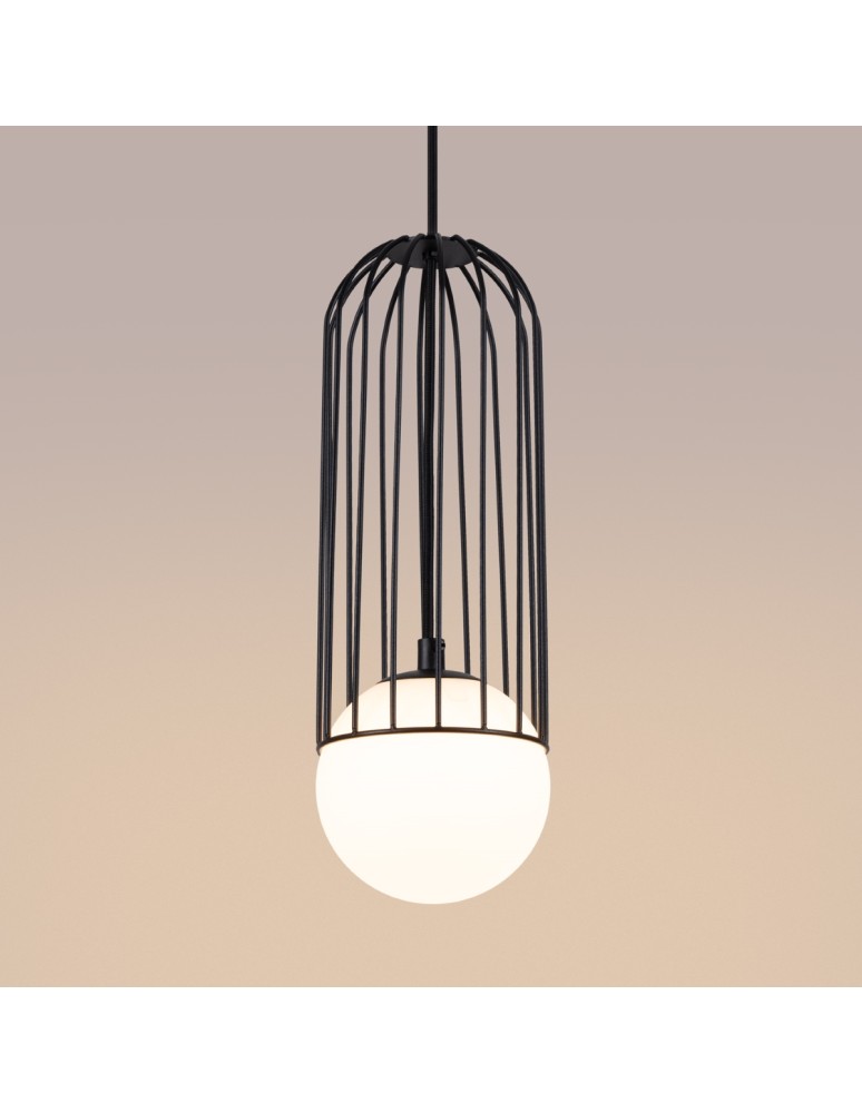 Sollux Lampa wisząca BRINA 1 czarna SL.1332 Sollux Lampa wisząca BRINA 1 czarna SL.1332