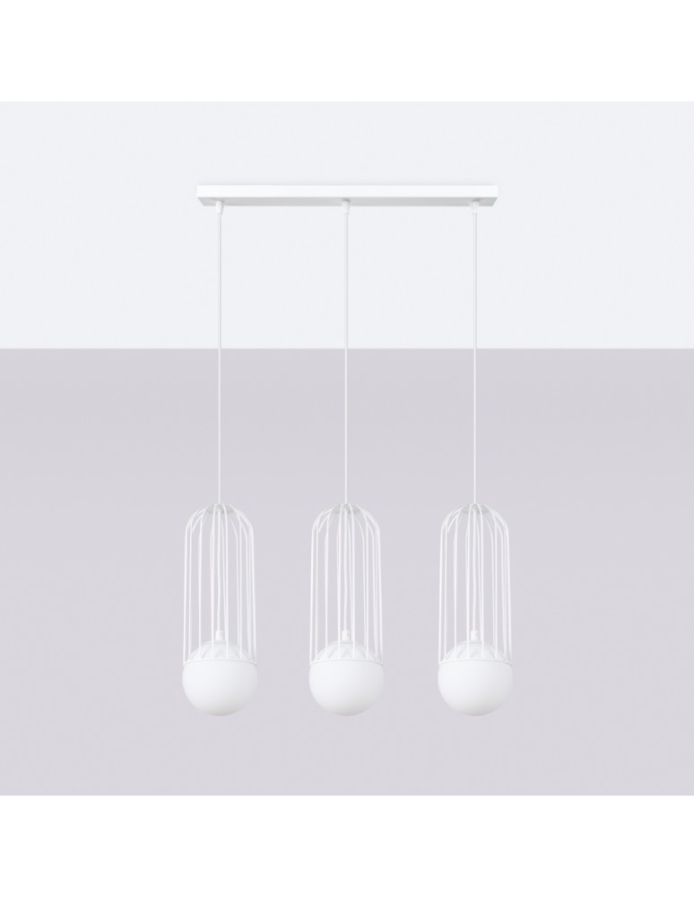 Sollux Lampa wisząca BRINA 3L biała SL.1333