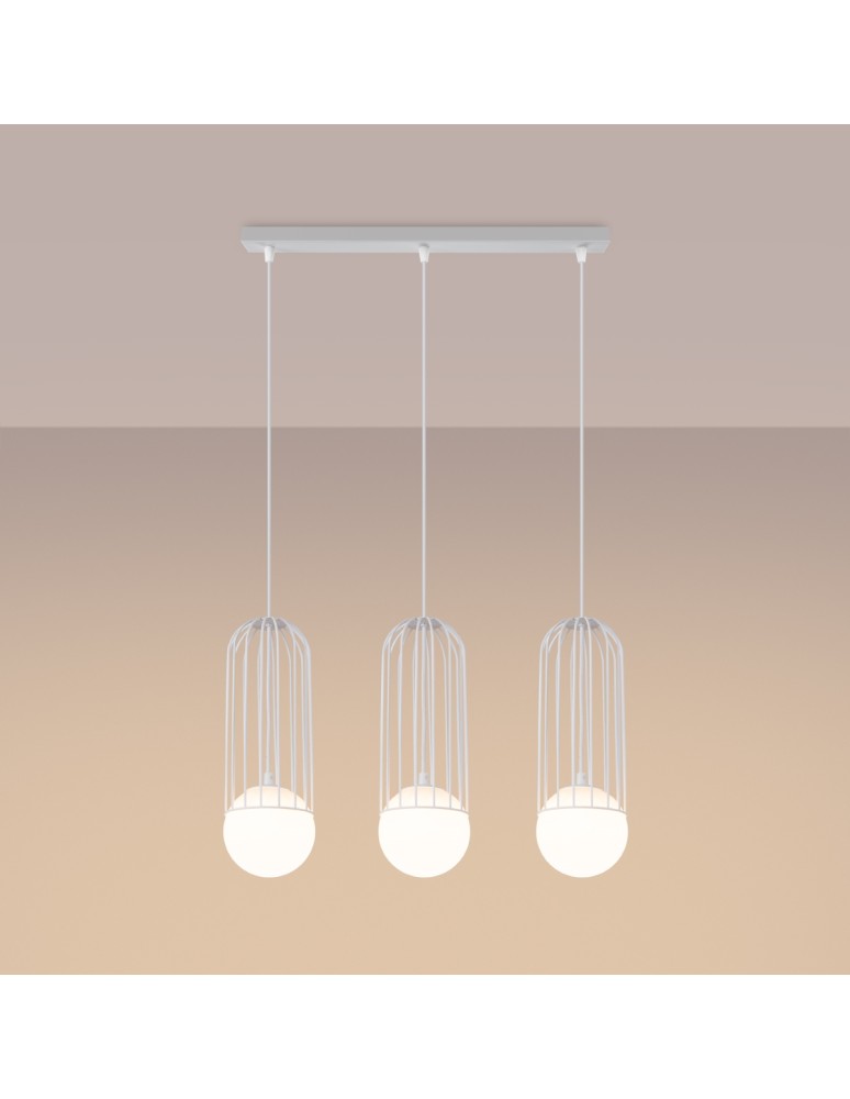 Sollux Lampa wisząca BRINA 3L biała SL.1333