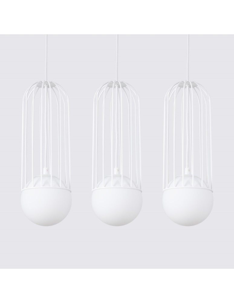 Sollux Lampa wisząca BRINA 3L biała SL.1333